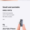 KIVEE AD11 iPhone 8-pin to iPhone 8-pin Audio + Charging + Phone Call Adapter Black