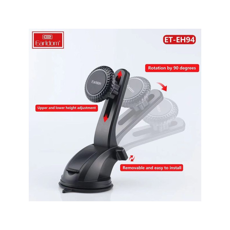 Earldom EH94 Magnet Mount Holder with Suction Base