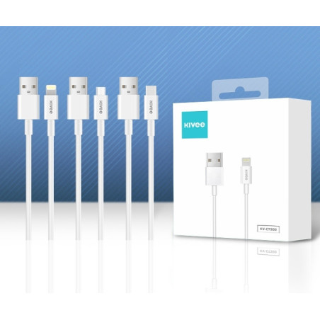 Kivee CT203 USB2.0 to iPhone 8-pin Charging Cable 1M