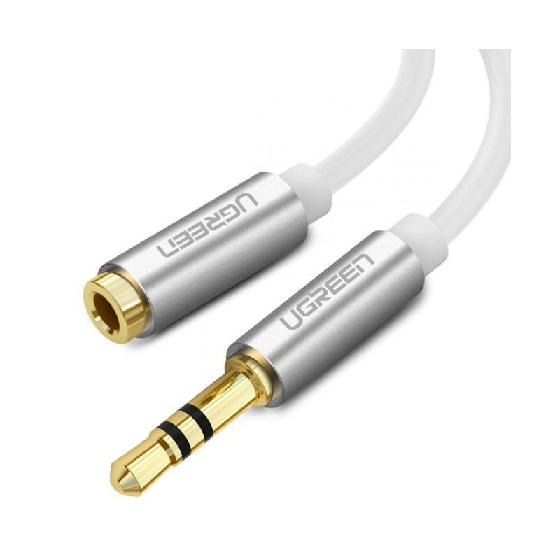 UGREEN 10778 3.5mm Male to 3.5mm Female Extension Cable 5m (White)