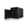 ICY BOX SINGLE enclosure for 4x HDD/SSD with USB 3.1 (Gen 2) Type-C interface and fan