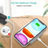 CHOETECH T511S-MIX Qi Certified Fast Wireless Charging Pad Black And White 2 Pack