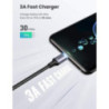 UGREEN 80714 USB-C 2.0 to Angle USB-C Cable Black 3M