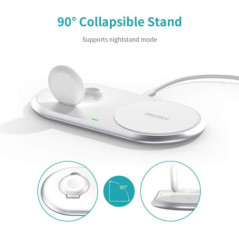 CHOETECH T317 2-in-1 Dual Wireless Charger Pad (MFI Certified)