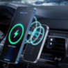 CHOETECH T200-F-V2 (201BK) 15W MagLeap Magnetic Wireless Car Charger Holder with 1M Cable