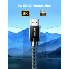 UGREEN 70321 8K HDMI 2.1 Male to Male Cable 2M