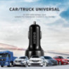 KIVEE UT61 Car Charger with Triple USB Black