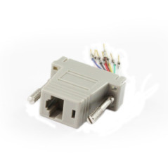 2M DB9 F/F Null Modem Cable with Partial Handshaking