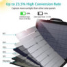 CHOETECH SC007 Solar Panel Portable Charger 80W 18V with USB-C PD 30W