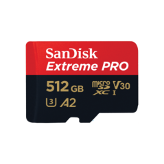 SanDisk 512GB Extreme PRO microSDXC UHS-I Card SDSQXCD-512G-GN6MA