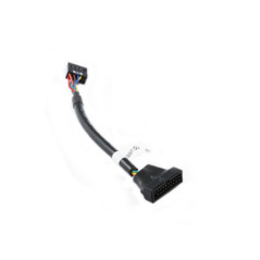2M Black DB9 M/F Serial RS232 Cable