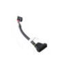 2M Black DB9 M/F Serial RS232 Cable