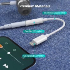 CHOETECH AUX005 Lightning to 3.5mm Headphone Adapter