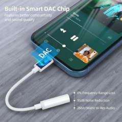 CHOETECH AUX005 Lightning to 3.5mm Headphone Adapter