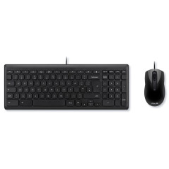 Asus Chrome Layout Wired Keyboard & Mouse Set