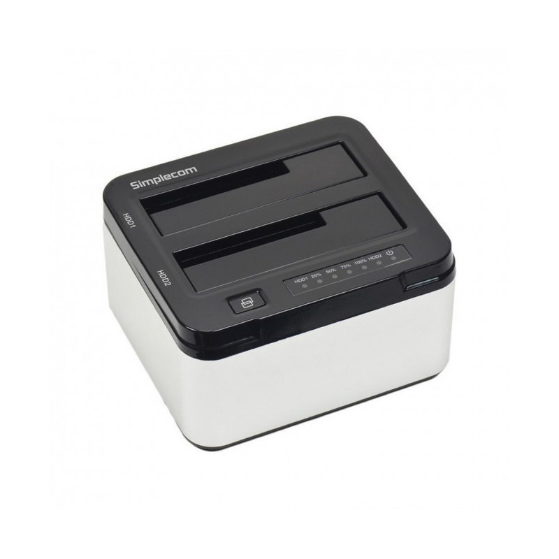 Simplecom SD322 Dual Bay USB 3.0 Aluminium Docking for 2.5/3.5 Black