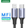 UGREEN 60759 USB-C to Lightning Fast-Charging Cable 1M
