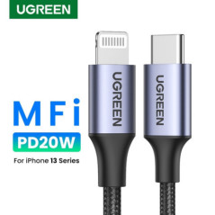 UGREEN 60761 USB-C to Lightning Fast-Charging Cable 2M