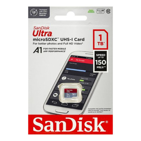 SanDisk 1TB Ultra microSDXC UHS-I Card (SDSQUAC-1T00-GN6MN)