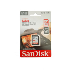SanDisk 64GB Ultra SDXC UHS-I Card (SDSDUNB-064G-GN6IN)