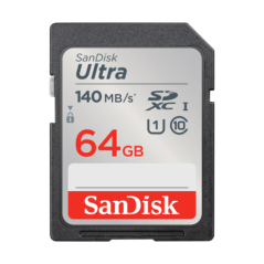 SanDisk 64GB Ultra SDXC UHS-I Card (SDSDUNB-064G-GN6IN)