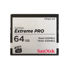 SanDisk 64GB Extreme PRO CFast 2.0 Memory Card (SDCFSP-064G-G46D)