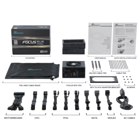 Seasonic FOCUS SPX-750 750W Fully Modular PSU
