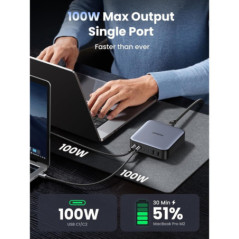 UGREEN 35044A Nexode 200W 6-port GaN Desktop Fast Charger