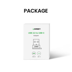 UGREEN 50568 USB-C 3.1 Female to USB-A 2.0 Male Adapter