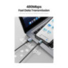 UGREEN 60163 USB-A to Lightning Charging Cable 2M Silver