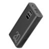 KIVEE PT23 20000mAh Power Bank with Digital Display Black