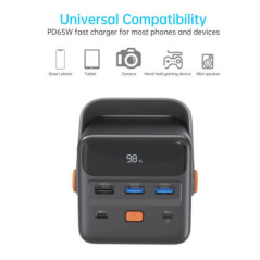 CHOETECH B664 50000mAh PD65W Power Bank with LED Flashlight LCD Display