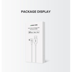 UGREEN 60521 USB-A to 8-pin Lightning 90 Degree Angel Cable 1M