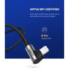 UGREEN 60521 USB-A to 8-pin Lightning 90 Degree Angel Cable 1M