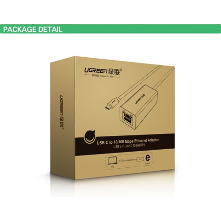 UGREEN 30287 USB-C 10/100Mbps Ethernet Adapter
