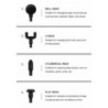 BDI BX720 LED Mini Massage Gun