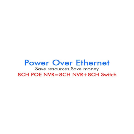 Hiseeu H5NVR-P8-624P 8CH 4MP PoE CCTV System (2TB HDD)