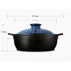 Color King Casserole with Lid Blue (1600ML)