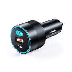 CHOETECH TC0011 130W 3 Ports (Dual USB-C Port PD3.0 + USB-A Port) Fast Car Charger