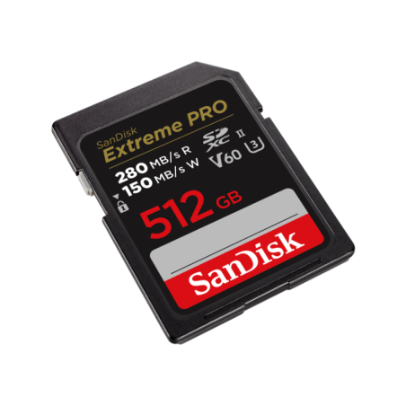SanDisk 512GB Extreme PRO SDXC UHS-II Card (SDSDXEP-512G-GN4IN)