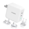 CHOETECH PD6008  GAN Dual Type-C 100w Travel Charger (US/EU/UK/AU)
