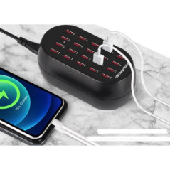 20-port USB Charging Station 100W 5V/1A-2.4A