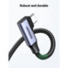 UGREEN 20299 Right Angle USB-C Fast Charging Cable 5Gbps 1M