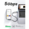 UGREEN 20299 Right Angle USB-C Fast Charging Cable 5Gbps 1M