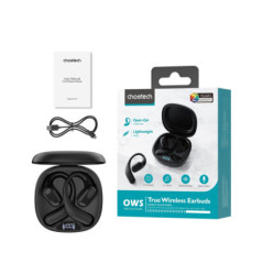 CHOETECH BH-T25 OWS Painless New Concept Bluetooth Earbuds V5.3 TWS Black