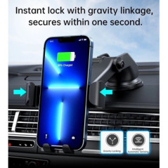CHOETECH T203-F 15W Gravity Car Charger Holder