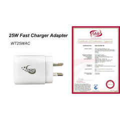 BDI 25W PD Quick Charger AU plug with USB-A and Type-C Ports