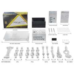 Seasonic 1000W Focus GX-1000 V4 WHITE Fully-Modular 80 PLUS Gold ATX3.1/PCIe 5.1 PSU