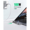 UGREEN 60560 USB-C Hub for MacBook Aluminum Type-C Adapter with 3 USB 3.0 100W
