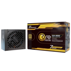 Seasonic Core GX-850 ATX3 80 Plus Gold Full Modular 850W PSU (SRP-CGX851-A5A32SF) 